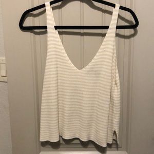 Forever 21 Striped Cropped knitted top (brand new)